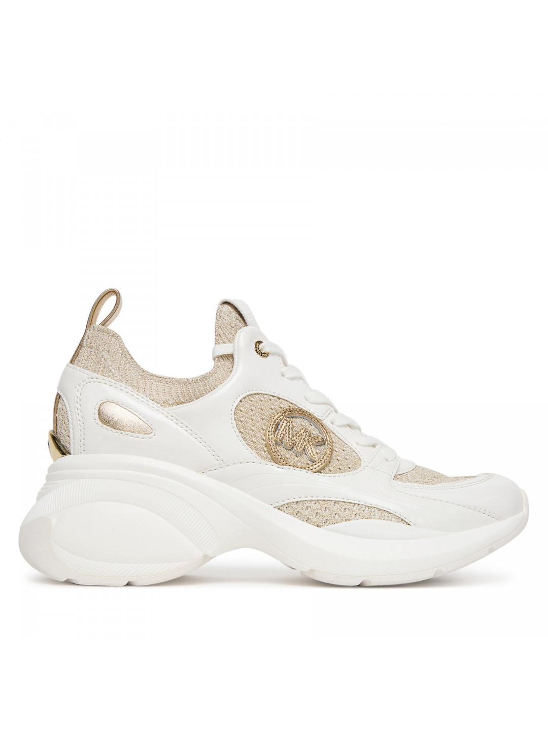 Sneakersy MICHAEL Michael Kors Zuma 43S5ZUFP3D Zlatá